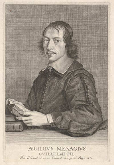 Gilles Menage, n. 1652. tekijältä Robert Nanteuil
