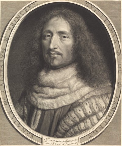 Guillaume de Lamoignon tekijältä Robert Nanteuil