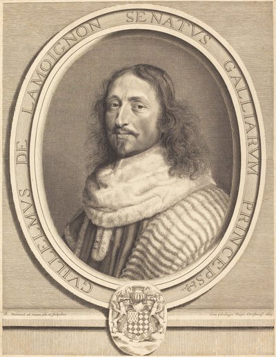 Guillaume de Lamoignon tekijältä Robert Nanteuil