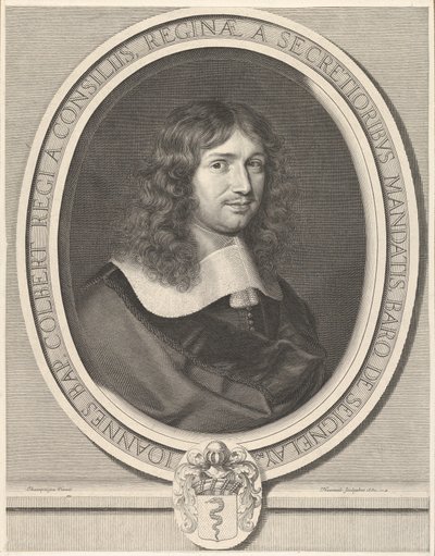 Jean-Baptiste Colbert, 1660. tekijältä Robert Nanteuil