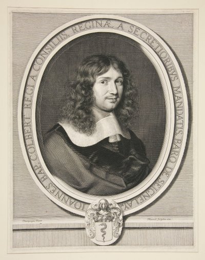 Jean-Baptiste Colbert, finanssien yleiskontrollööri (finanssien yleiskontrollööri) tekijältä Robert Nanteuil