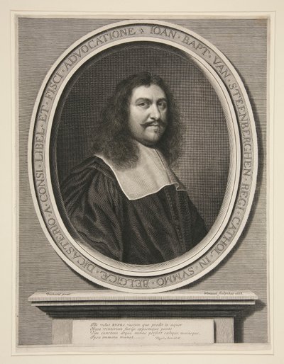 Jean Baptiste van Steenberghen, Conseiller du Roi au Conseil de Flandre (kuninkaan neuvonantaja Flanderin neuvostossa) tekijältä Robert Nanteuil