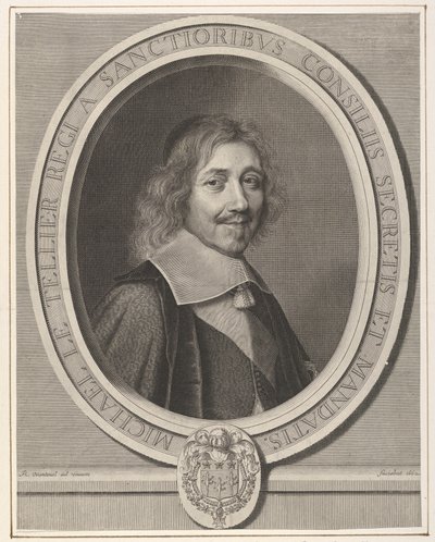 Kansleri Michel IV Le Tellier, 1662. tekijältä Robert Nanteuil