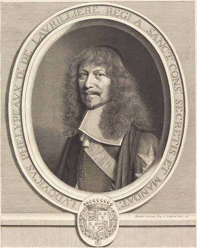 Louis Phelypeaux de La Vrilliere tekijältä Robert Nanteuil
