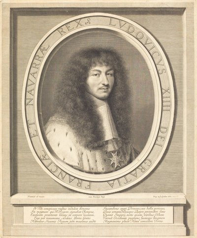 Ludvig XIV tekijältä Robert Nanteuil
