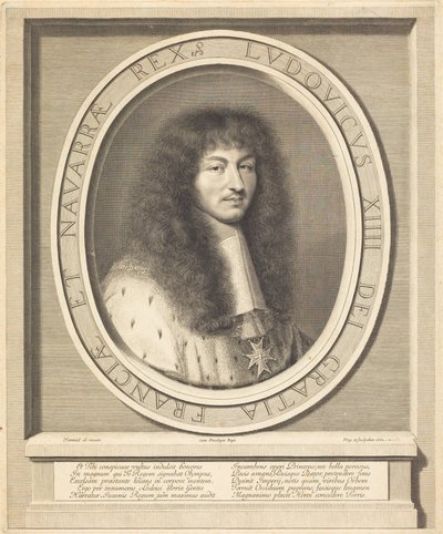 Ludvig XIV tekijältä Robert Nanteuil