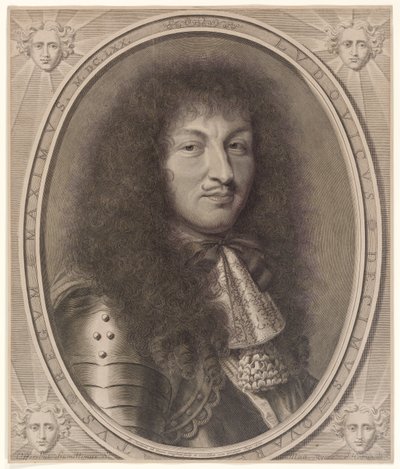 Ludvig XIV tekijältä Robert Nanteuil