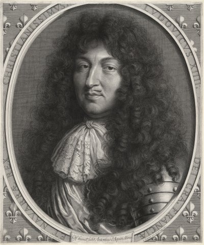 Ludvig XIV, Ranskan kuningas (1638-1678) tekijältä Robert Nanteuil
