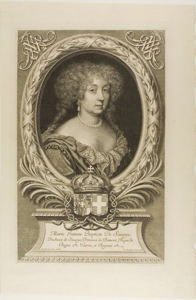 Marie Jeanne Baptiste Baptiste de Savoye tekijältä Robert Nanteuil