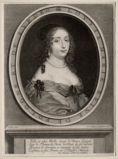 Marie Louise de Gonzague, Puolan kuningatar tekijältä Robert Nanteuil