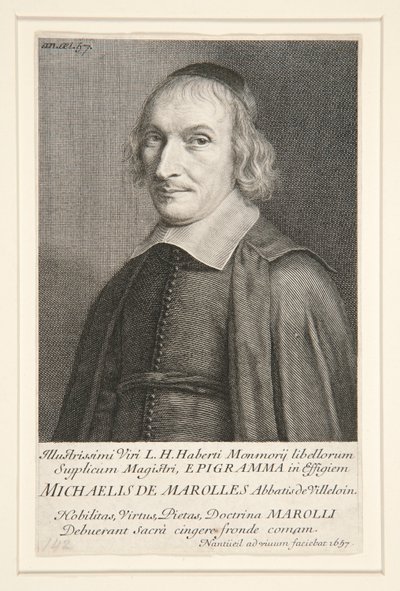 Michael Marollesista (1600-1681) tekijältä Robert Nanteuil