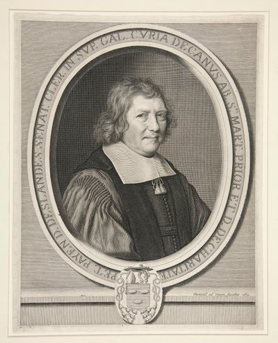 Pierre Payen-Deslandes, Pariisin parlamentin pappisneuvoston dekaani, Abb? Saint-Martinista ja Prior of Charitista? (Pariisin parlamentin neuvonantaja-kirkkojen dekaani, Saint-Martinin apotti ja La Charitin priori?) tekijältä Robert Nanteuil