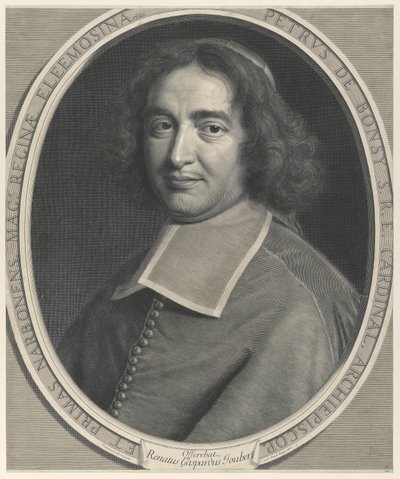 Pierre de Bonzi, kardinaali, Narbonnen arkkipiispa (kardinaali, Narbonnen arkkipiispa) tekijältä Robert Nanteuil