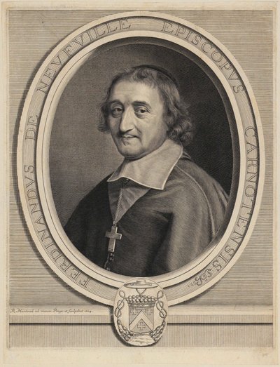 Ferdinand de Neufville de Villeroyn muotokuva tekijältä Robert Nanteuil