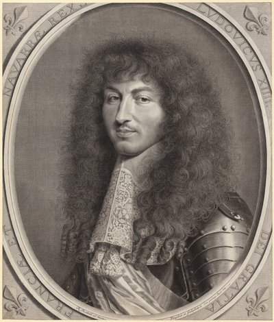 Ludvig XIV:n muotokuva tekijältä Robert Nanteuil