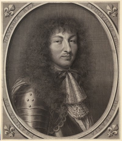 Ludvig XIV:n muotokuva tekijältä Robert Nanteuil