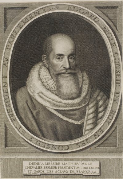 Edouard Molén muotokuva tekijältä Robert Nanteuil