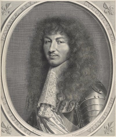 Ludvig XIV: n muotokuva tekijältä Robert Nanteuil