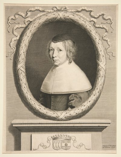 Marie de Bragelognen muotokuva (Madame Bouthillier) tekijältä Robert Nanteuil