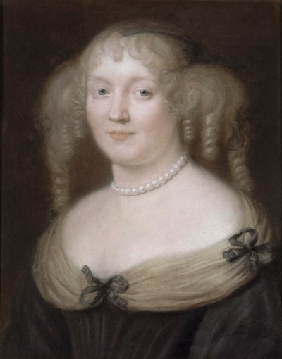 Marie de Rabutin-Chantalin muotokuva, markiisi de Sévigné 1626-1696, noin 1665. tekijältä Robert Nanteuil