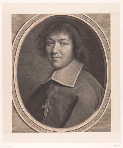 Charles-Maurice Le Tellierin muotokuva Koska. Maur. Le Tellier (...) (otsikko esineessä) tekijältä Robert Nanteuil