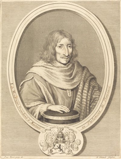 Jean de Mesgrigny tekijältä Robert Nanteuil after Jean Daret