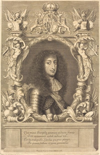 Charles-Emmanuel, Savoian herttua tekijältä Robert Nanteuil after Justus van Verus