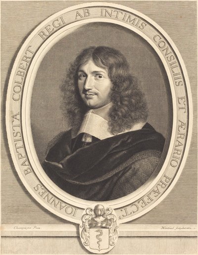 Jean-Baptiste Colbert tekijältä Robert Nanteuil after Philippe de Champaigne