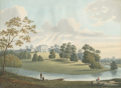 Patshull House: akvarellimaalaus ja [1826] tekijältä Robert Noyes