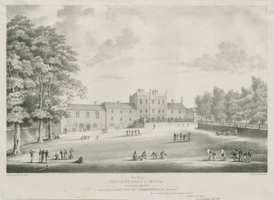 Sedgley Park School: kaiverrus, marraskuu 1838 (tulostus) tekijältä Robert Noyes
