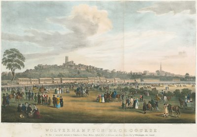 Wolverhampton - Kilparata: värillinen litografia ja [c 1826] (tulostus) tekijältä Robert Noyes