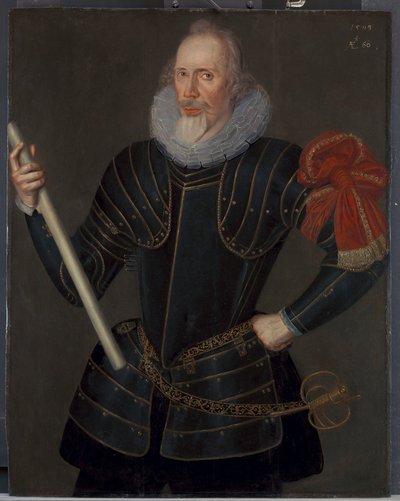 Miehen muotokuva, mahdollisesti Thomas Howard, kolmas varakreivi Bindon (n. 1539–1611) tekijältä Robert Peake the elder