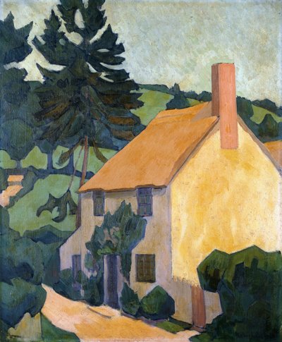 Devon Cottage, n. 1920-24 tekijältä Robert Polhill Bevan