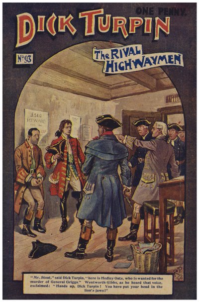 Dick Turpin (värinen lito) tekijältä Robert Prowse Jnr
