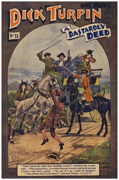 Dick Turpin (värinen lito) tekijältä Robert Prowse Jnr