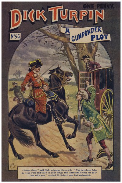 Dick Turpin (värinen lito) tekijältä Robert Prowse Jnr