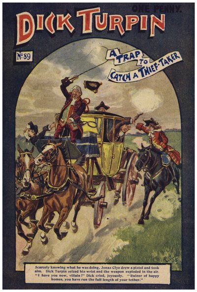 Dick Turpin (värinen lito) tekijältä Robert Prowse Jnr
