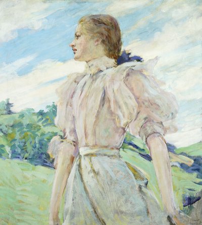 Breezy Day, n. 1898 (öljy kankaalle) tekijältä Robert Reid