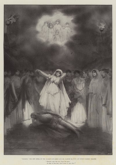 Diarmid, Lornen markiisin ja herra Hamish MacCunnin uusi ooppera Covent Garden Theatressa tekijältä Robert Sauber