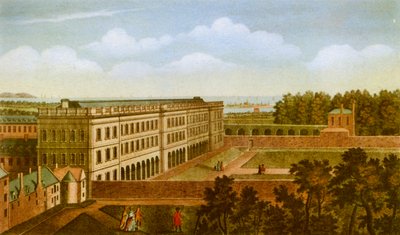 "The Library of Trinity College, Dublin", c1760, 1943. tekijältä Robert Sayer