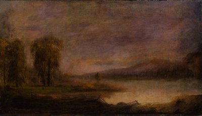 Maisema järven kanssa, 1864. tekijältä Robert Seldon Duncanson