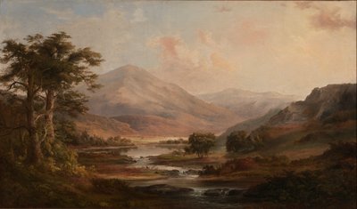 Skotlannin maisema, 1871. tekijältä Robert Seldon Duncanson