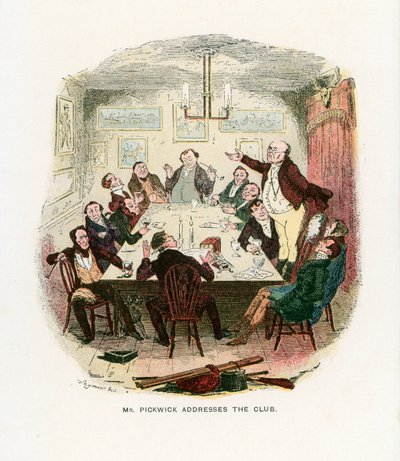 Kuvitus Pickwick Papersille tekijältä Robert Seymour