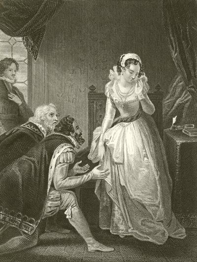 Lady Jane Gray hylkää kruunun tekijältä Robert Smirke