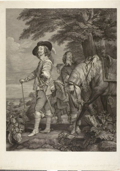 Charles I, Englannin kuningas, Jamesin, Hamiltonin ensimmäisen herttuan kanssa tekijältä Robert Strange