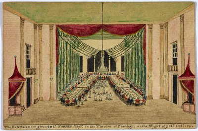 C. Forbes Esquirelle tarjottu viihde Bombayn teatterissa iltana 16. lokakuuta 1811. tekijältä Robert Temple