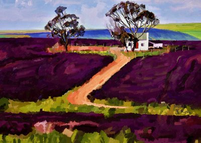 Purple Fields -maatilamaja tekijältä Robert Thirtle