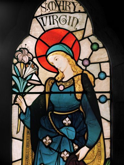 Neitsyt Maria, 1864 (lasimaalauksia) tekijältä Robert Turnill Bayne