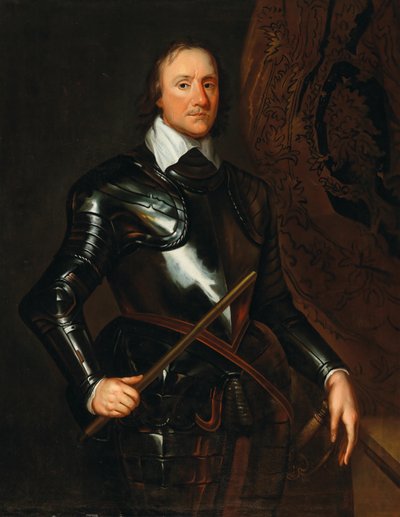 Oliver Cromwellin muotokuva 1599-1698. tekijältä Robert Walker