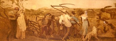 Harvest Moon, n. 1883 (käsinvärinen etsaus paperille) tekijältä Robert Walker Macbeth